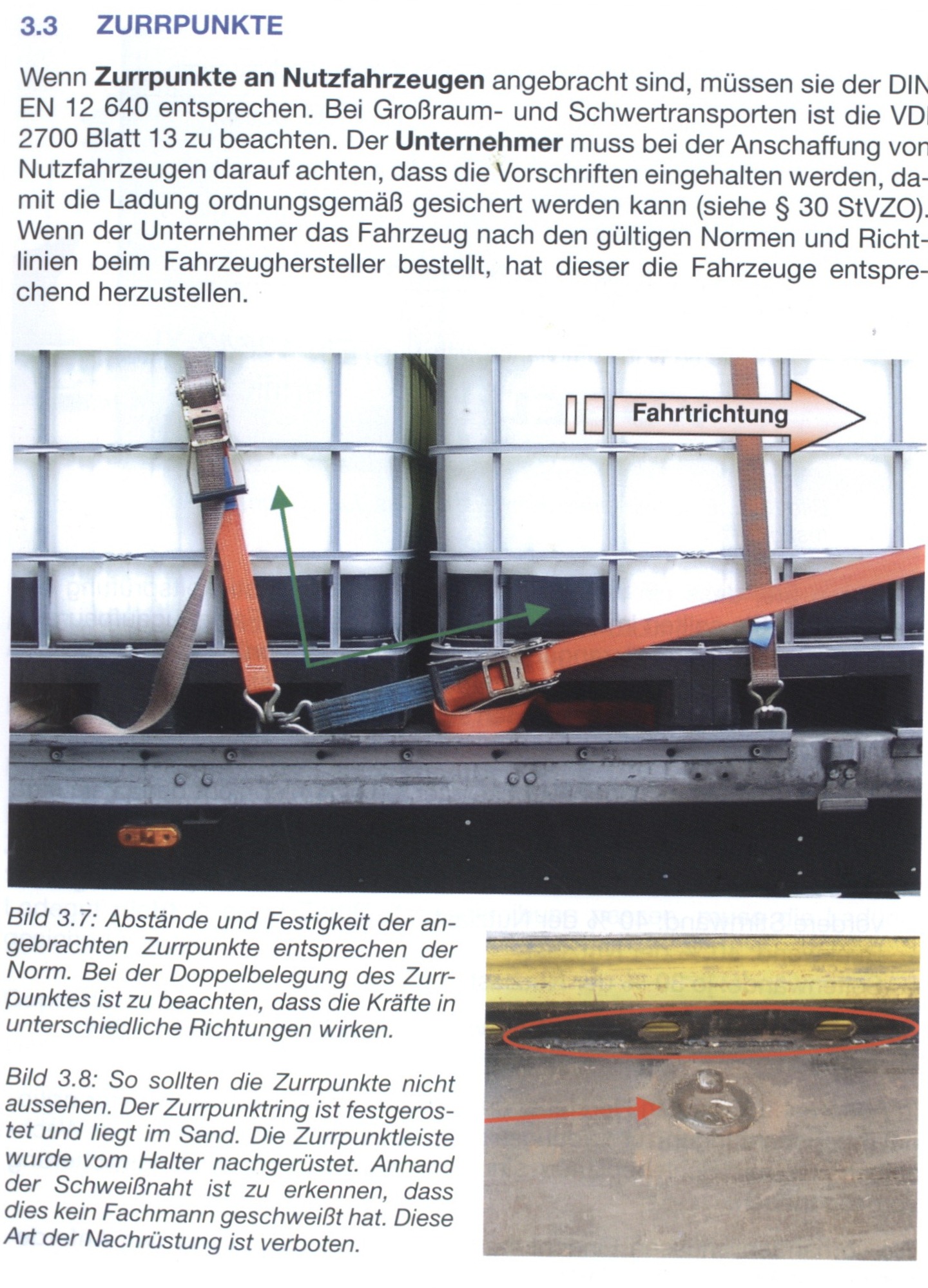 THW OV Rotenburg an der Fulda: Ladungssicherung als Unterweisung